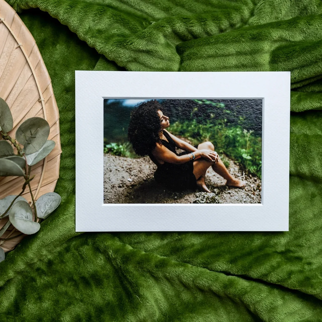 A single matted print, ready to frame